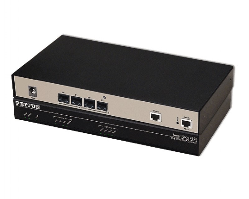 Patton SmartNode 4970A VoIP Gateway - 4 E1/T1 PRI, 120 VoIP Calls